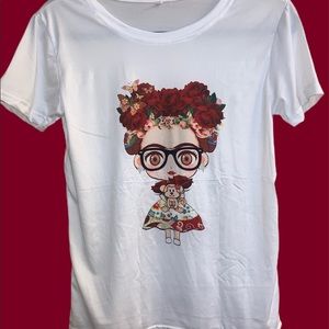 frida kahlo ladys shirt